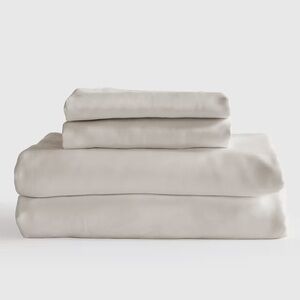🌿NWT QUINCE Organic Bamboo Sheet Set Sand Beige King 5162